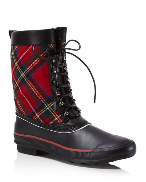 burberry rowlette lace up duck boots|Burberry rain boots for women.